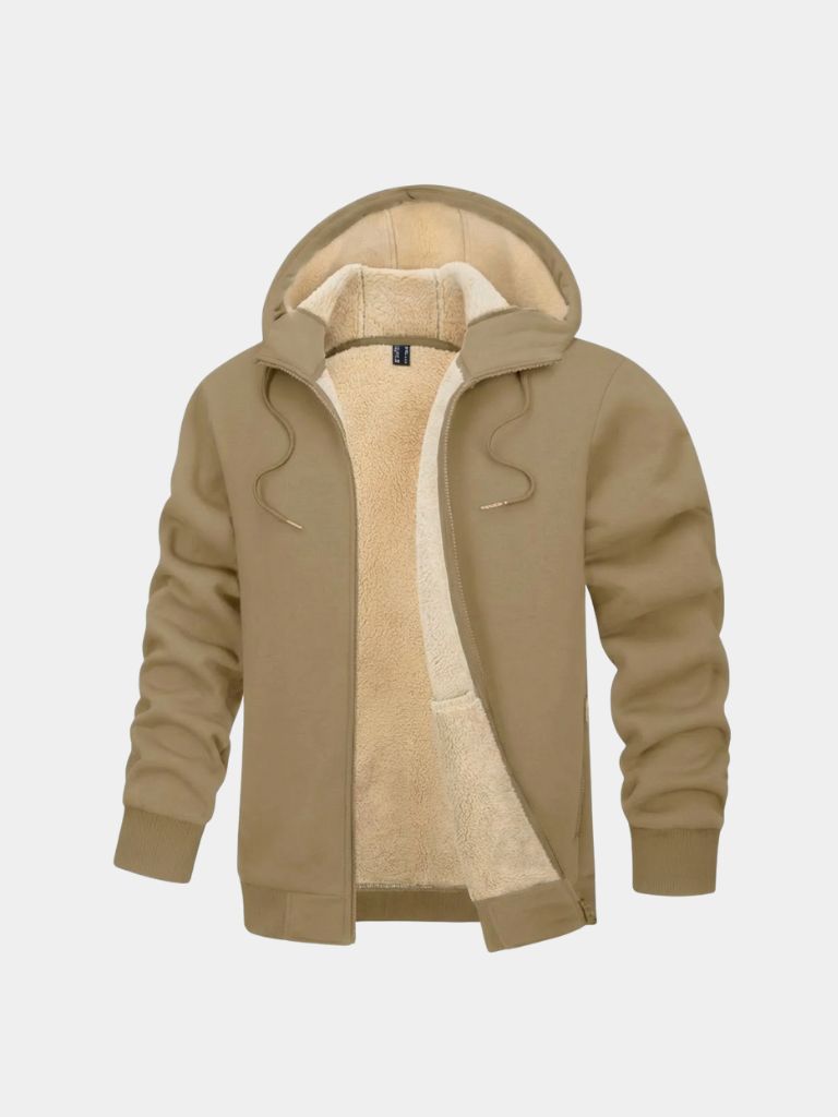 Winter Core Sherpa Hoodie Jacket - Iron & Oak