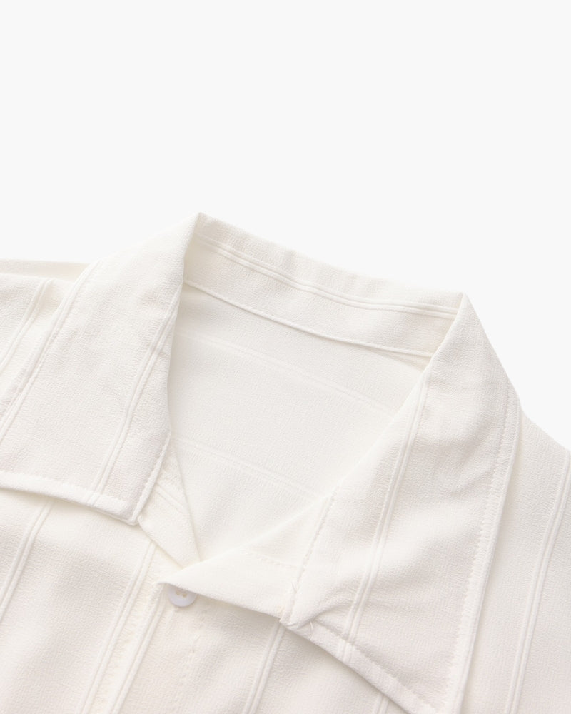 ST Tropez Ribbed Shirt - Iron & Oak