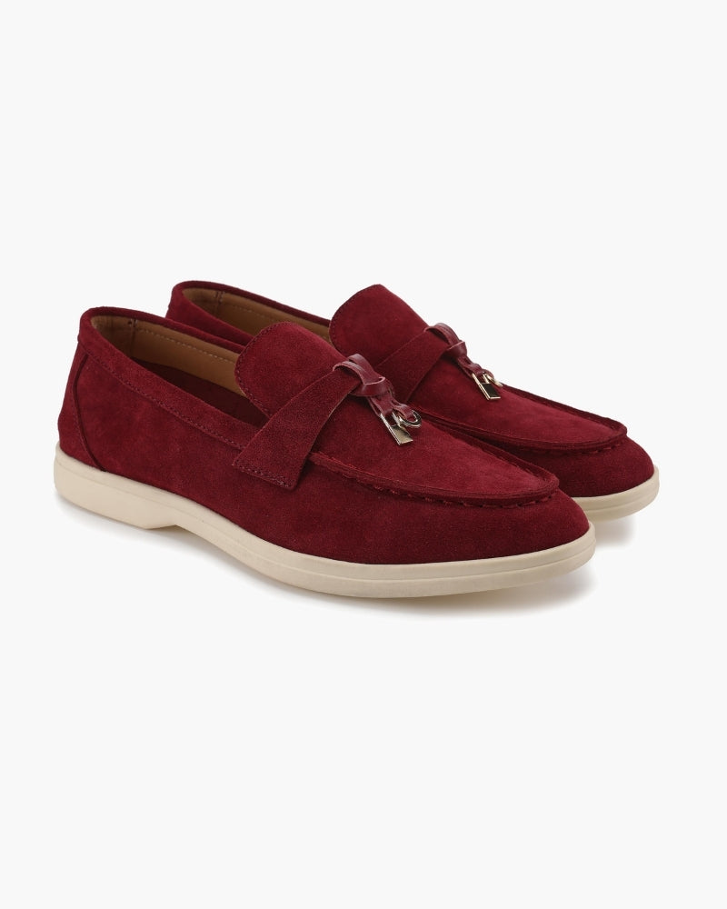 Suede Lady Loafers - Iron & Oak