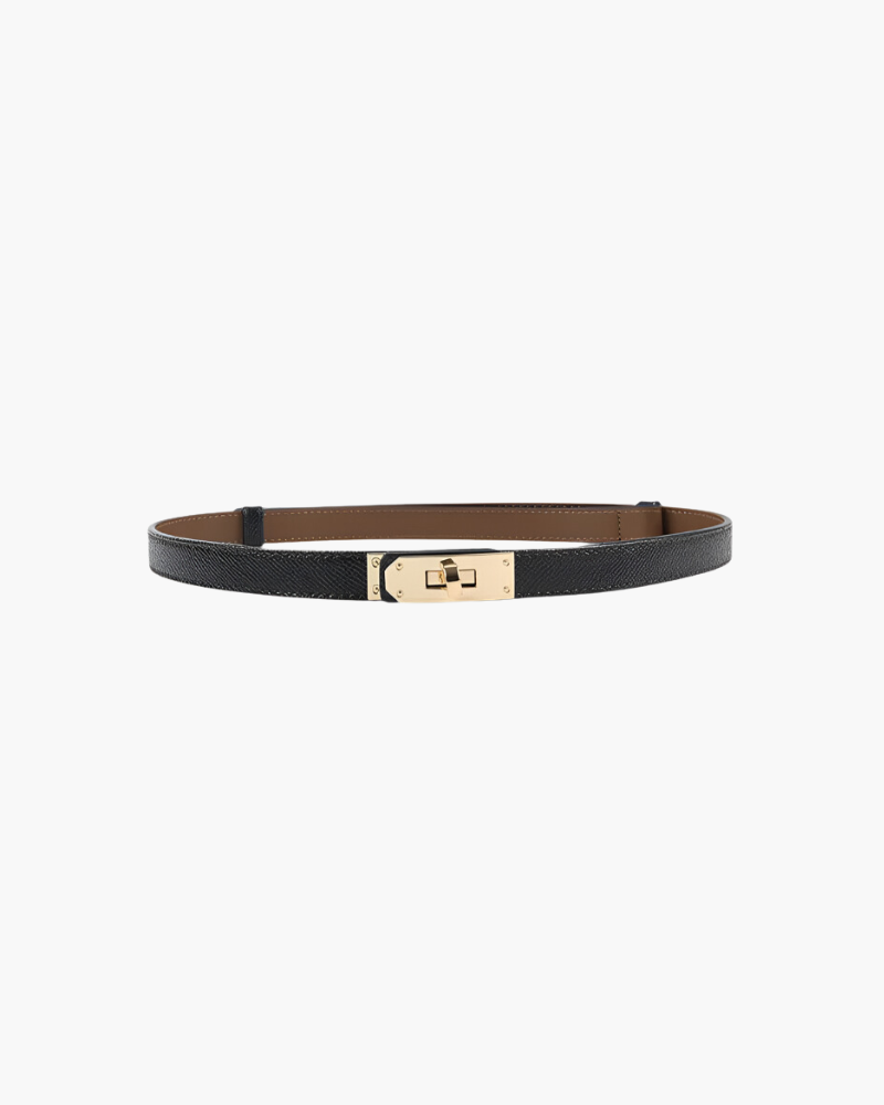Vintage Slim Belt - Iron & Oak