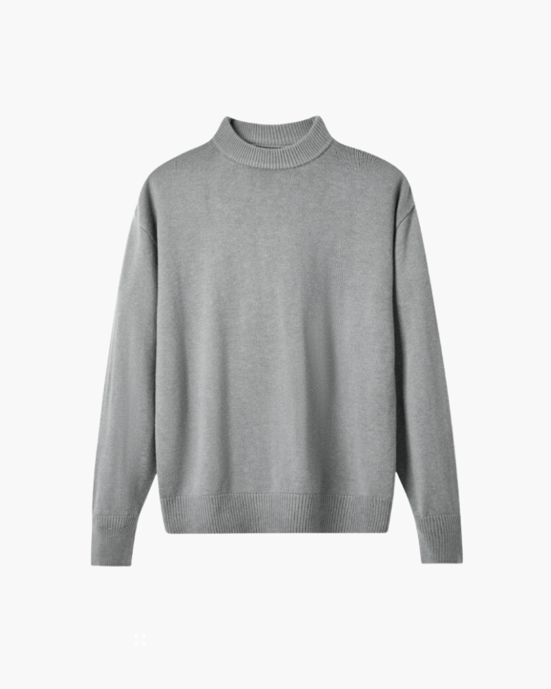100% Premium Wool Turtleneck - Iron & Oak