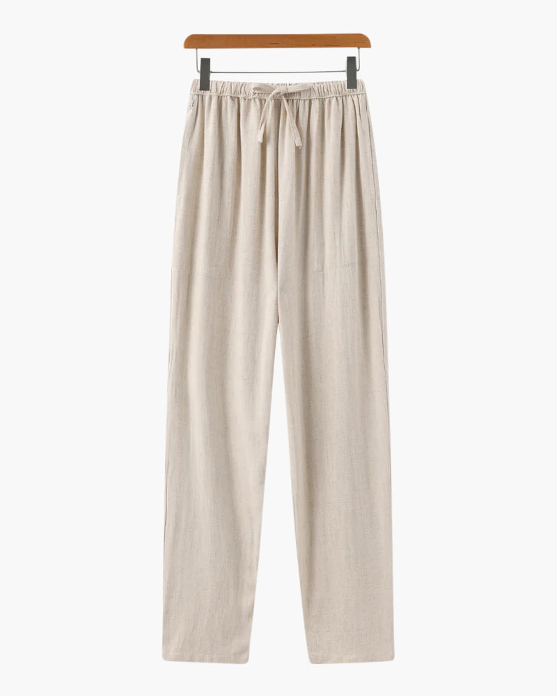 Marrakech - Linen Pantalon (Slim Fit) - Iron & Oak