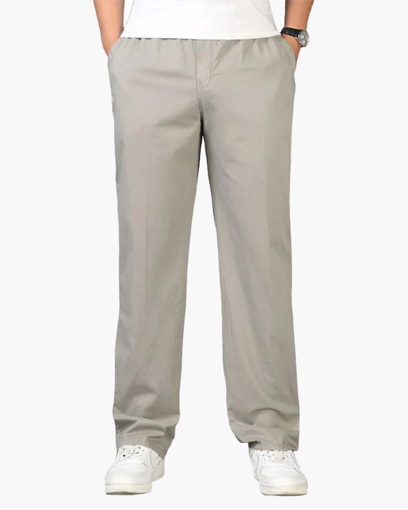 Capri Cotton Pantalon - Iron & Oak