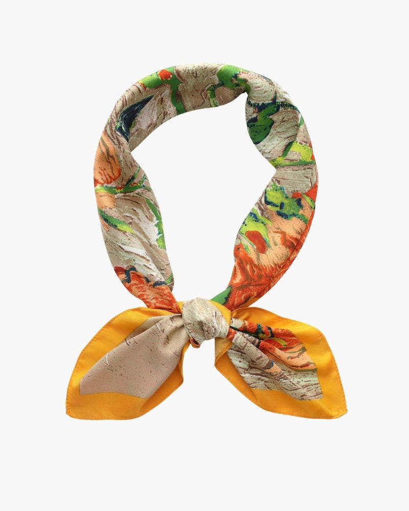 Impressionist Garden Scarf - Iron & Oak