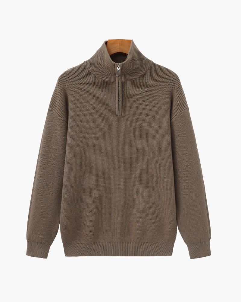 Refined Half-Zip Knit Pullover - Iron & Oak