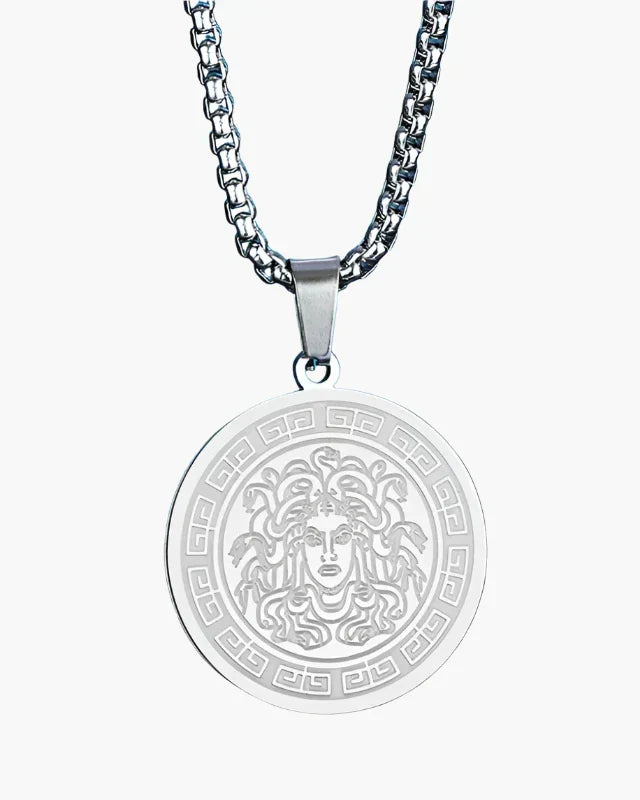 Medusa Long Chain (Gold & Silver) - Iron & Oak