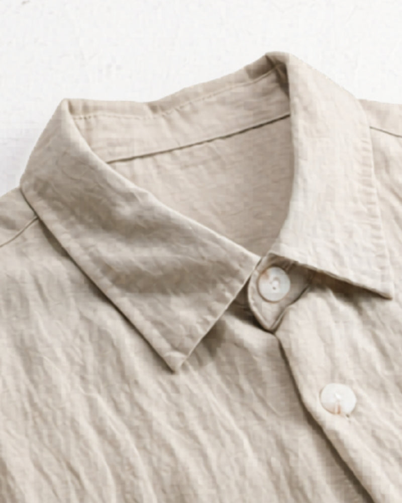 Portofino Overshirt - Iron & Oak