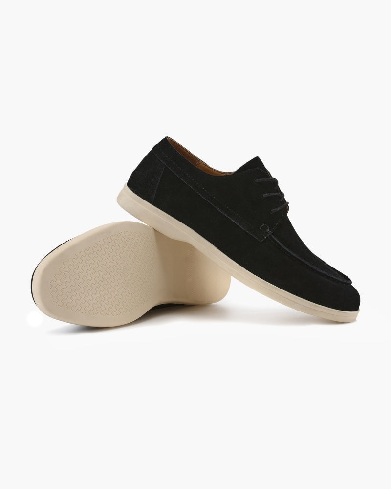 Premium Suede Lace Shoes - Iron & Oak