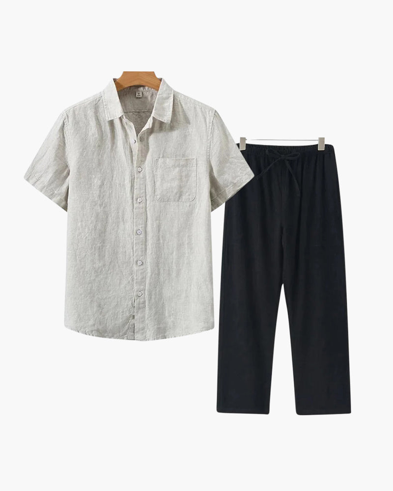 Linen Combo (Shortsleeve) - Iron & Oak