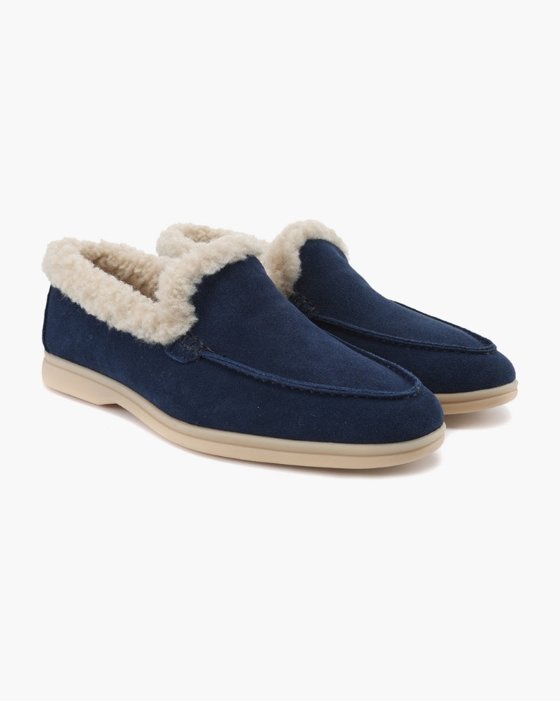 Fur-Lined Premium Loafers - Iron & Oak