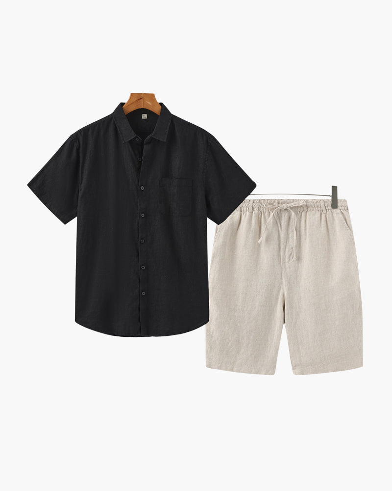 Linen Combo (Shorts) - Iron & Oak