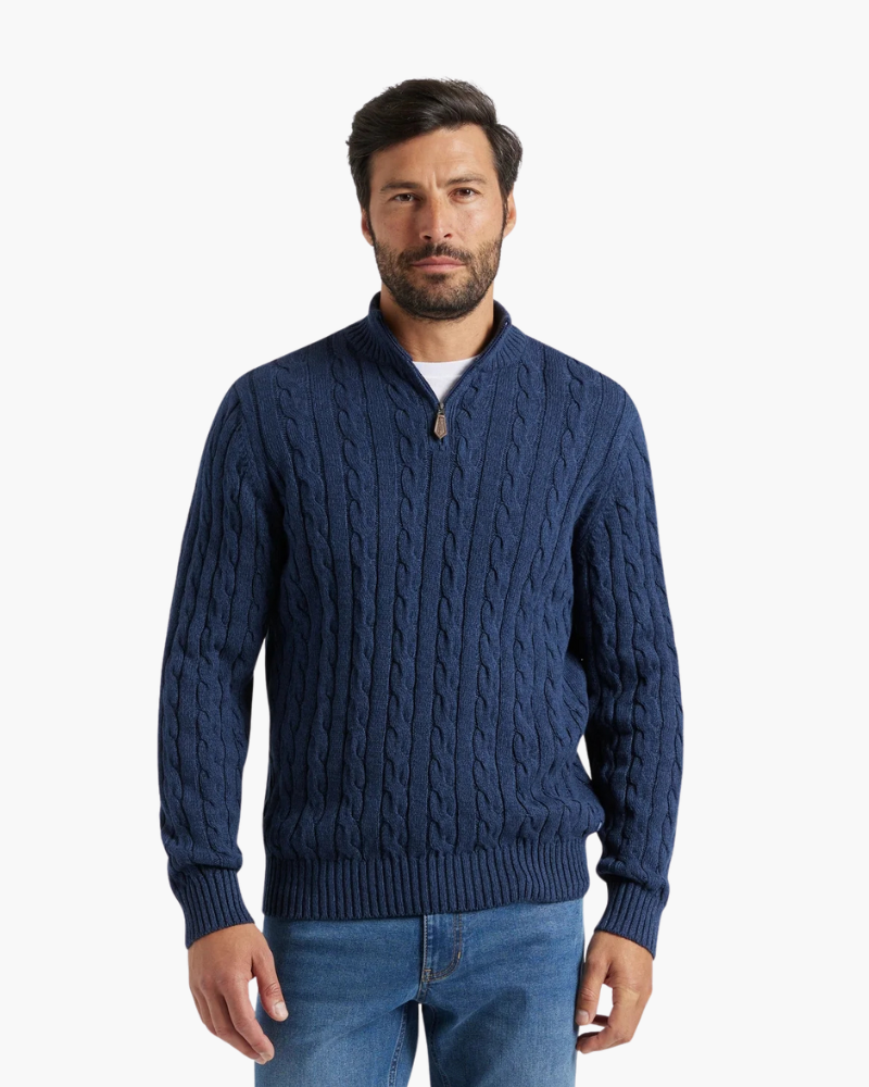 Verbier Half Zip Sweater - Iron & Oak