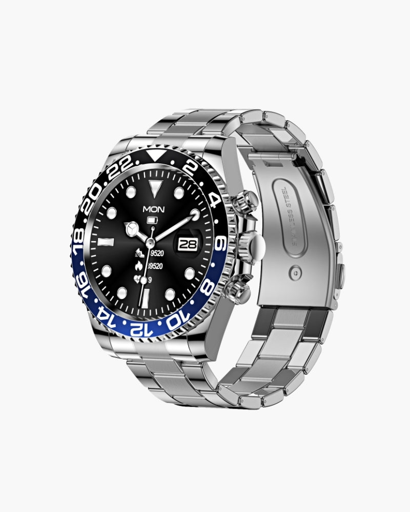 Heavyweight Diver Steel Watch - Iron & Oak