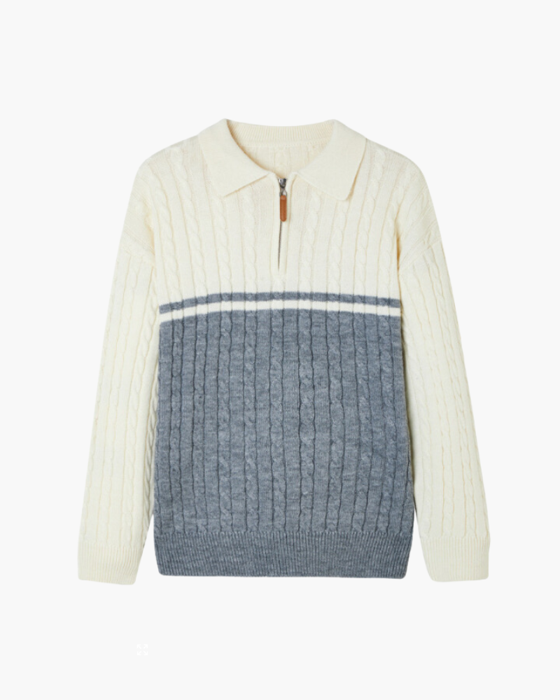100% Premium Wool Zip Up - Iron & Oak