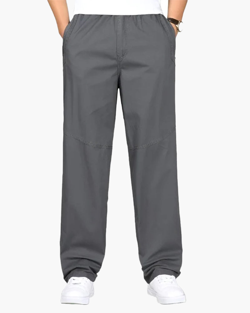 Capri Cotton Pantalon - Iron & Oak