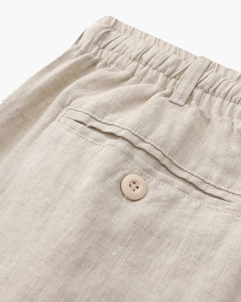 Casablanca - Premium Linen Shorts - Iron & Oak