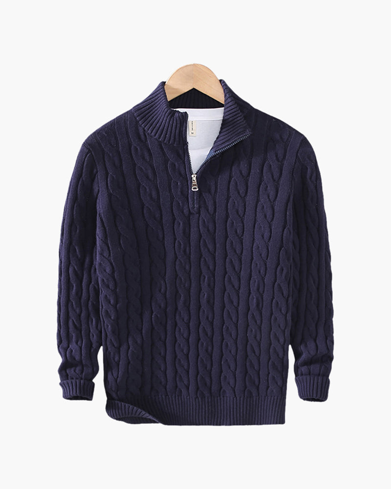 Verbier Half Zip Sweater - Iron & Oak