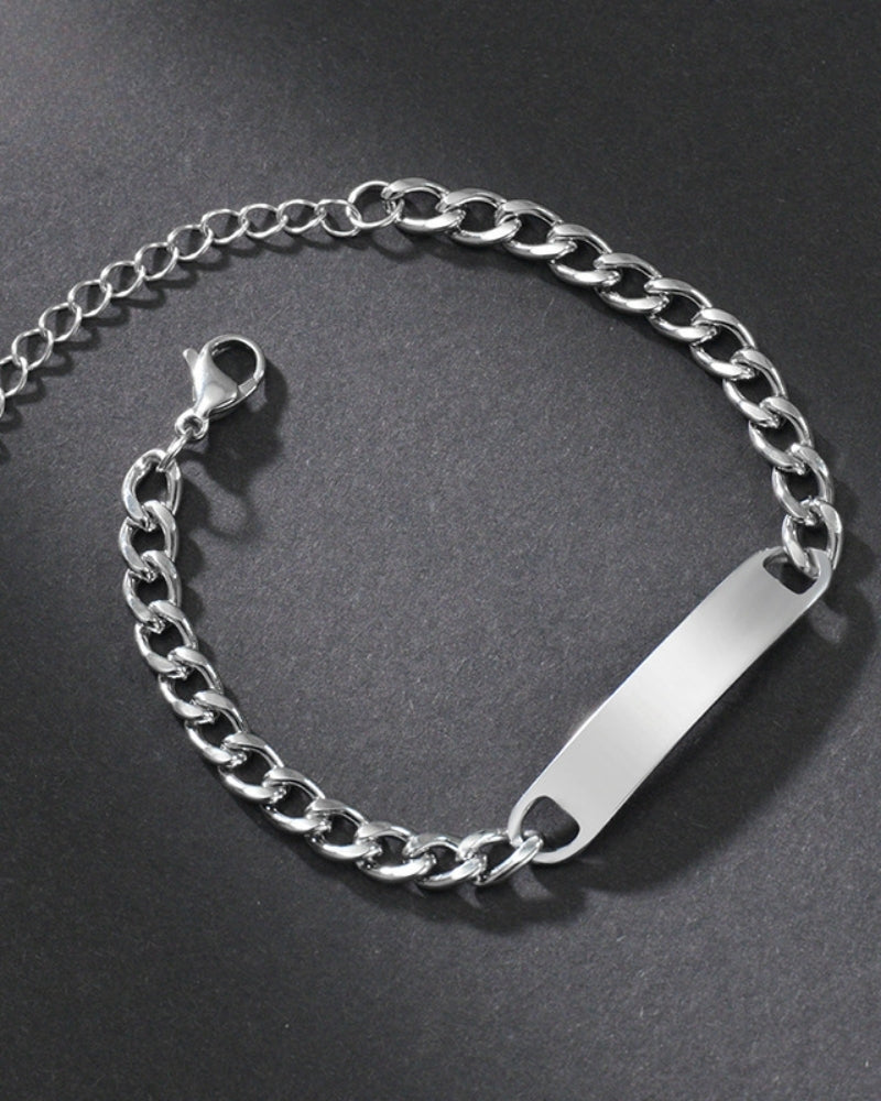 Signature Chain Bracelet - Iron & Oak