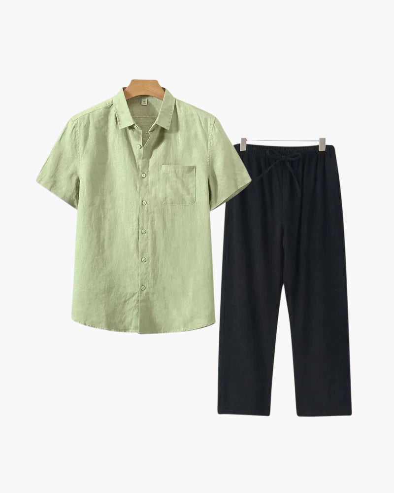 Linen Combo (Shortsleeve) - Iron & Oak