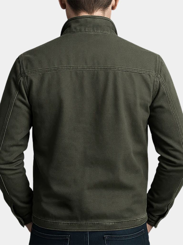 Valmont Vintage Olive Field Jacket - Iron & Oak