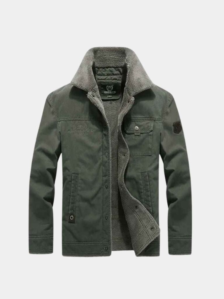 Vintage Military Aviator Jacket - Iron & Oak