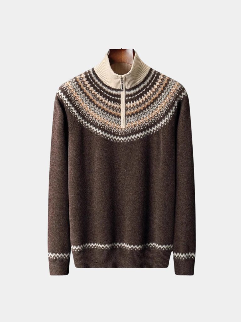 Valenbourg Nordic Knit Sweater - Iron & Oak