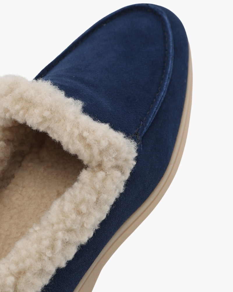 Fur-Lined Premium Loafers - Iron & Oak