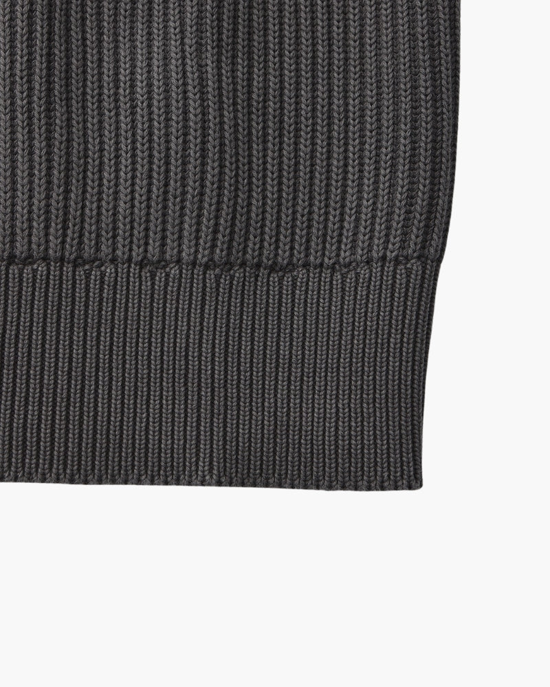 Rib Knit Crewneck - Iron & Oak