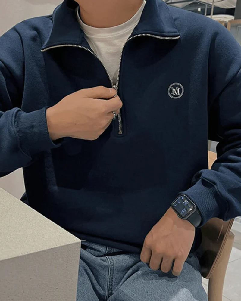 Miami Cotton Zip Up - Iron & Oak