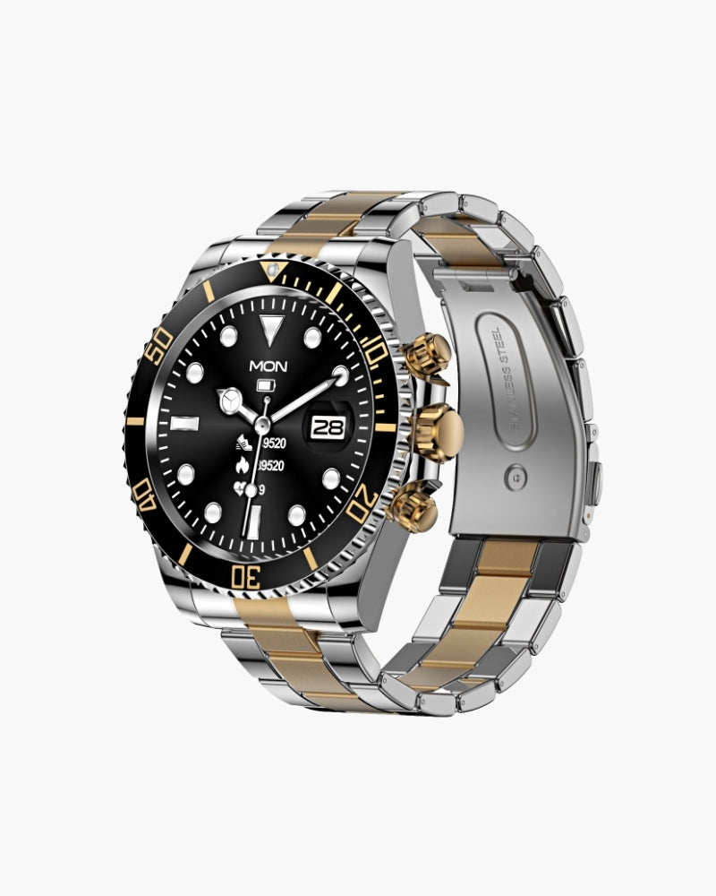 Heavyweight Diver Steel Watch - Iron & Oak