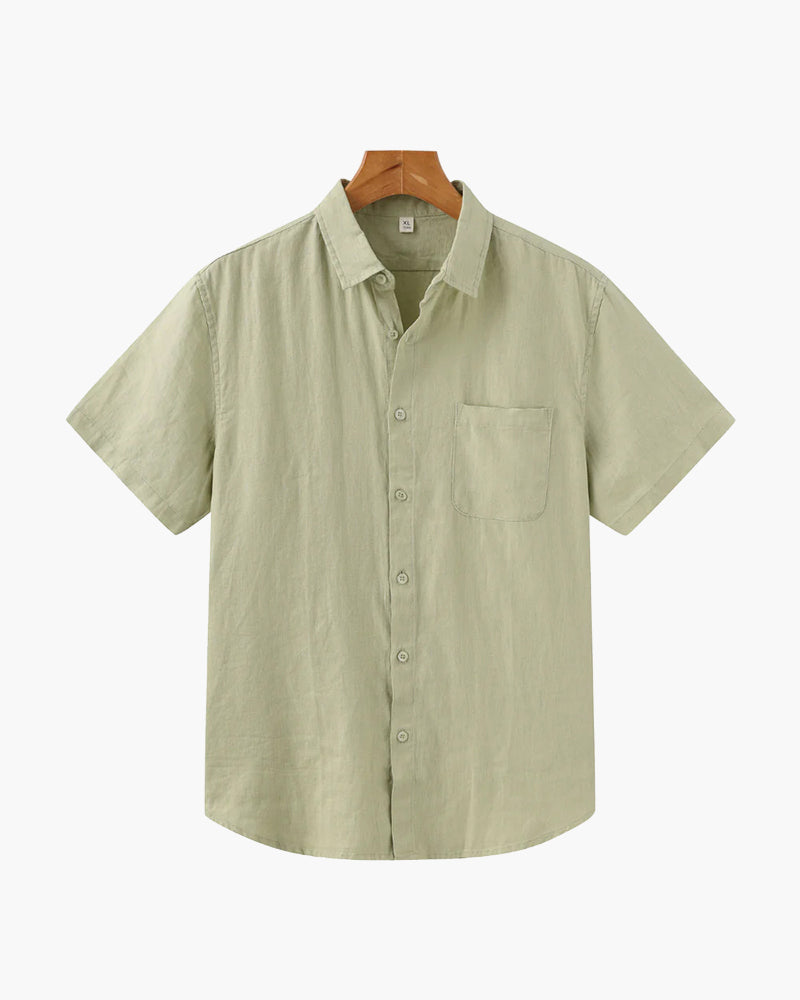 Cape Town - Linen Shirt (Shortsleeve) - Iron & Oak