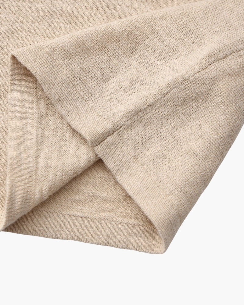 Linen Cotton Essential Crewneck - Iron & Oak