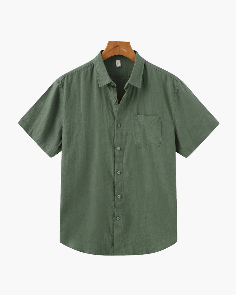 Cape Town - Linen Shirt (Shortsleeve) - Iron & Oak