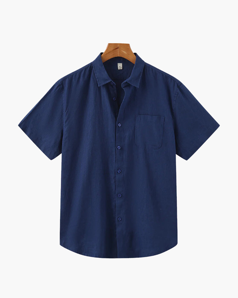 Cape Town - Linen Shirt (Shortsleeve) - Iron & Oak