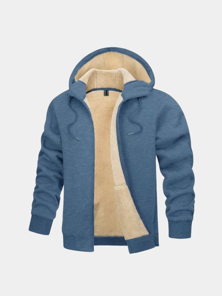 Winter Core Sherpa Hoodie Jacket - Iron & Oak