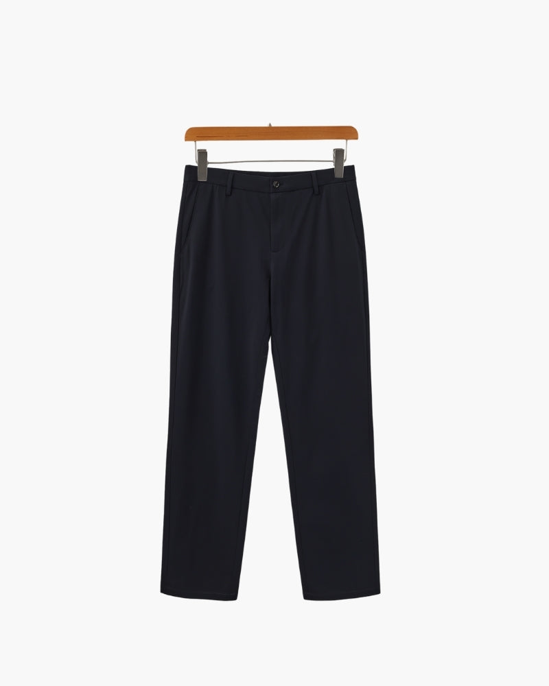 Wool Blend Trousers - Iron & Oak