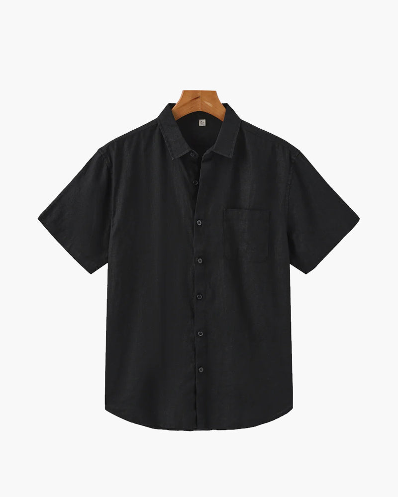 Cape Town - Linen Shirt (Shortsleeve) - Iron & Oak