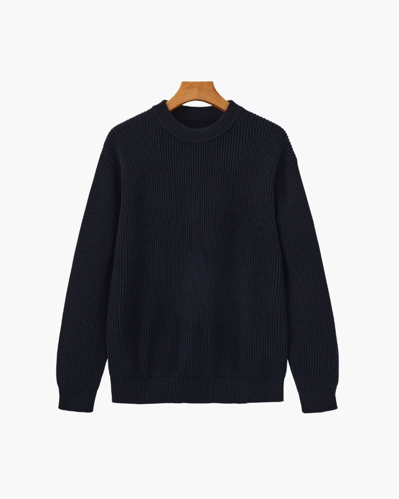 Rib Knit Crewneck - Iron & Oak