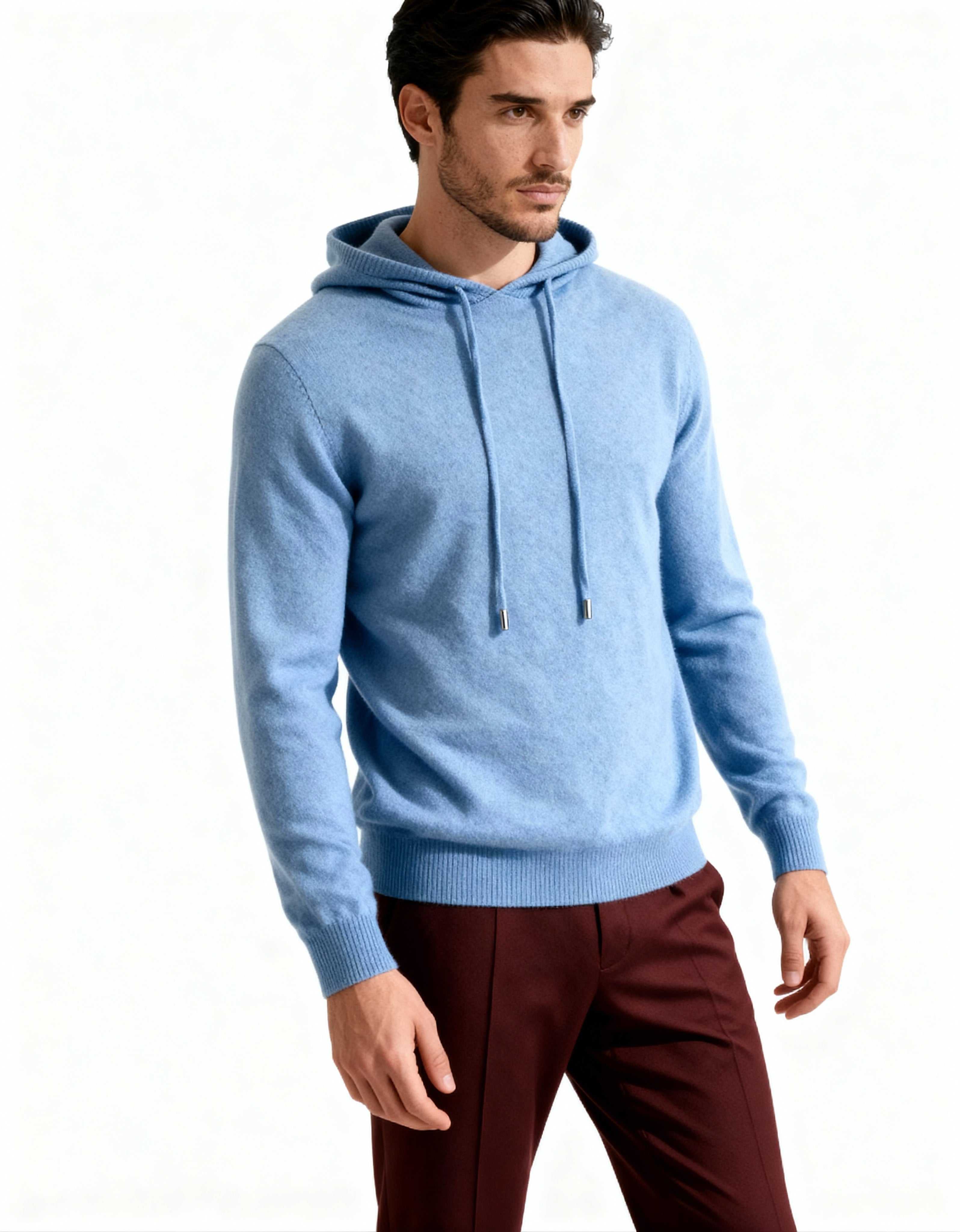100% Cashmere Hoodie - Iron & Oak