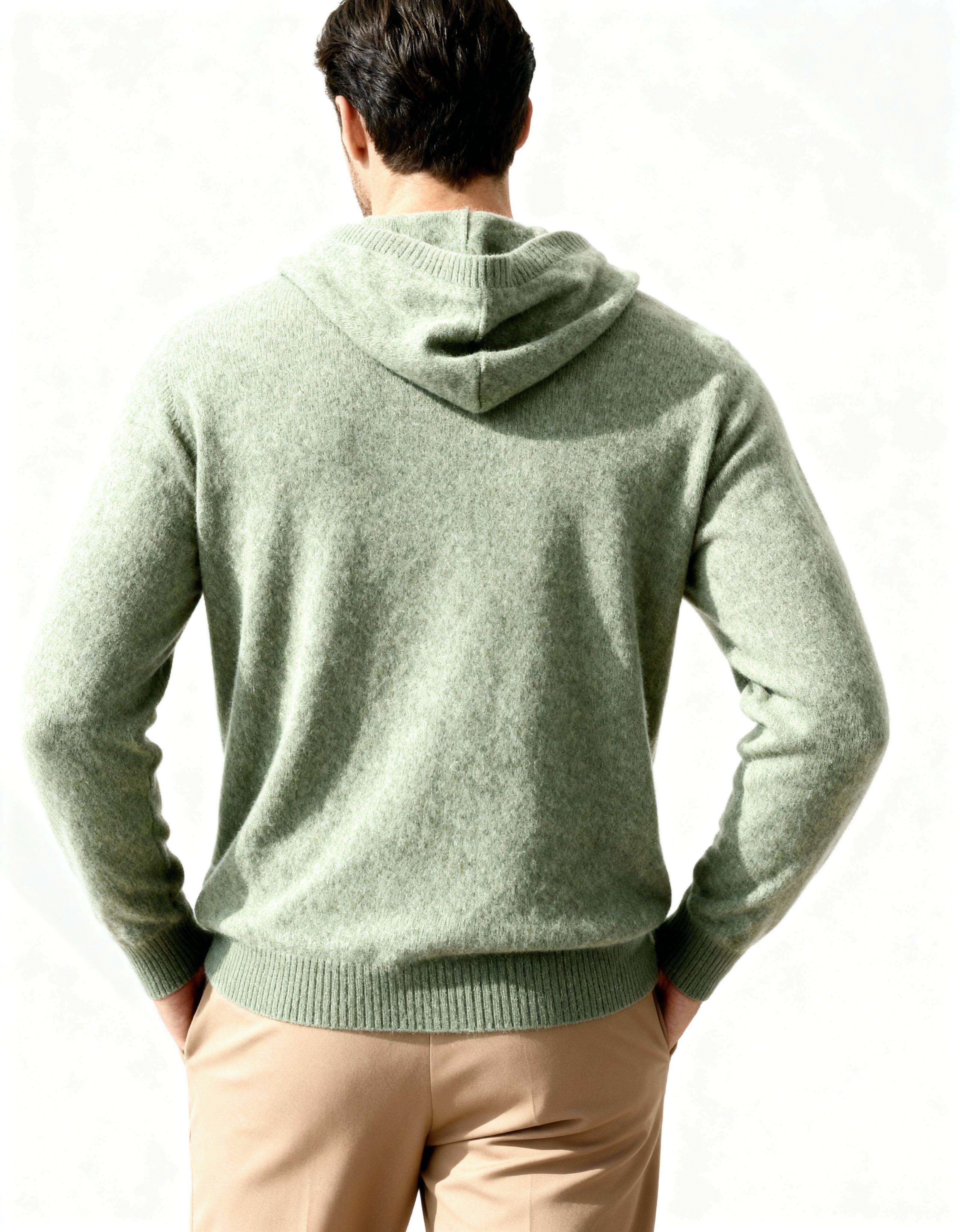 100% Cashmere Hoodie - Iron & Oak
