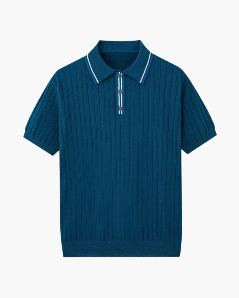 Ashford Knit Polo - Iron & Oak