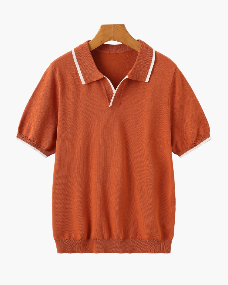 Monaco Edge Polo - Iron & Oak