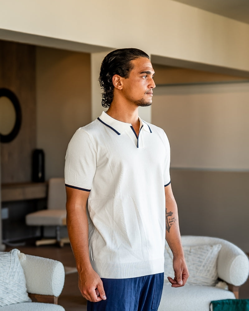Monaco Edge Polo - Iron & Oak