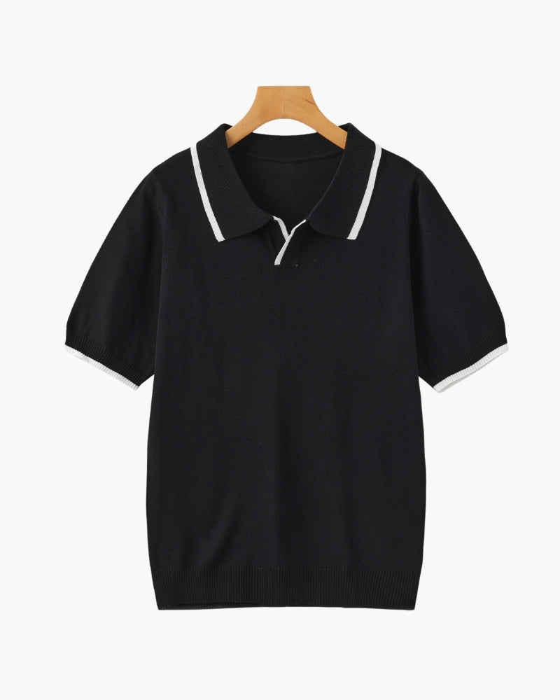 Monaco Edge Polo - Iron & Oak