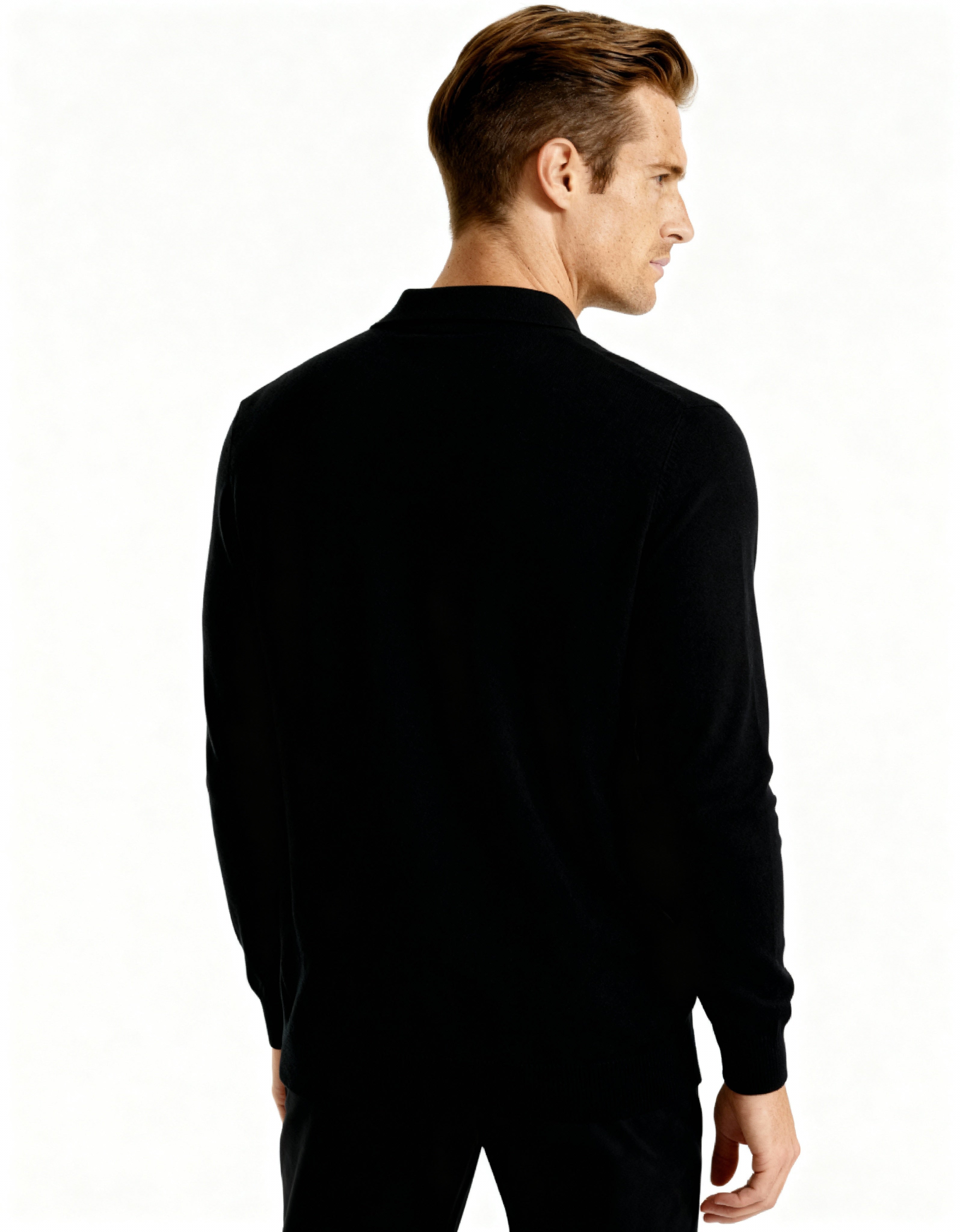 100% Cashmere Polo - Iron & Oak
