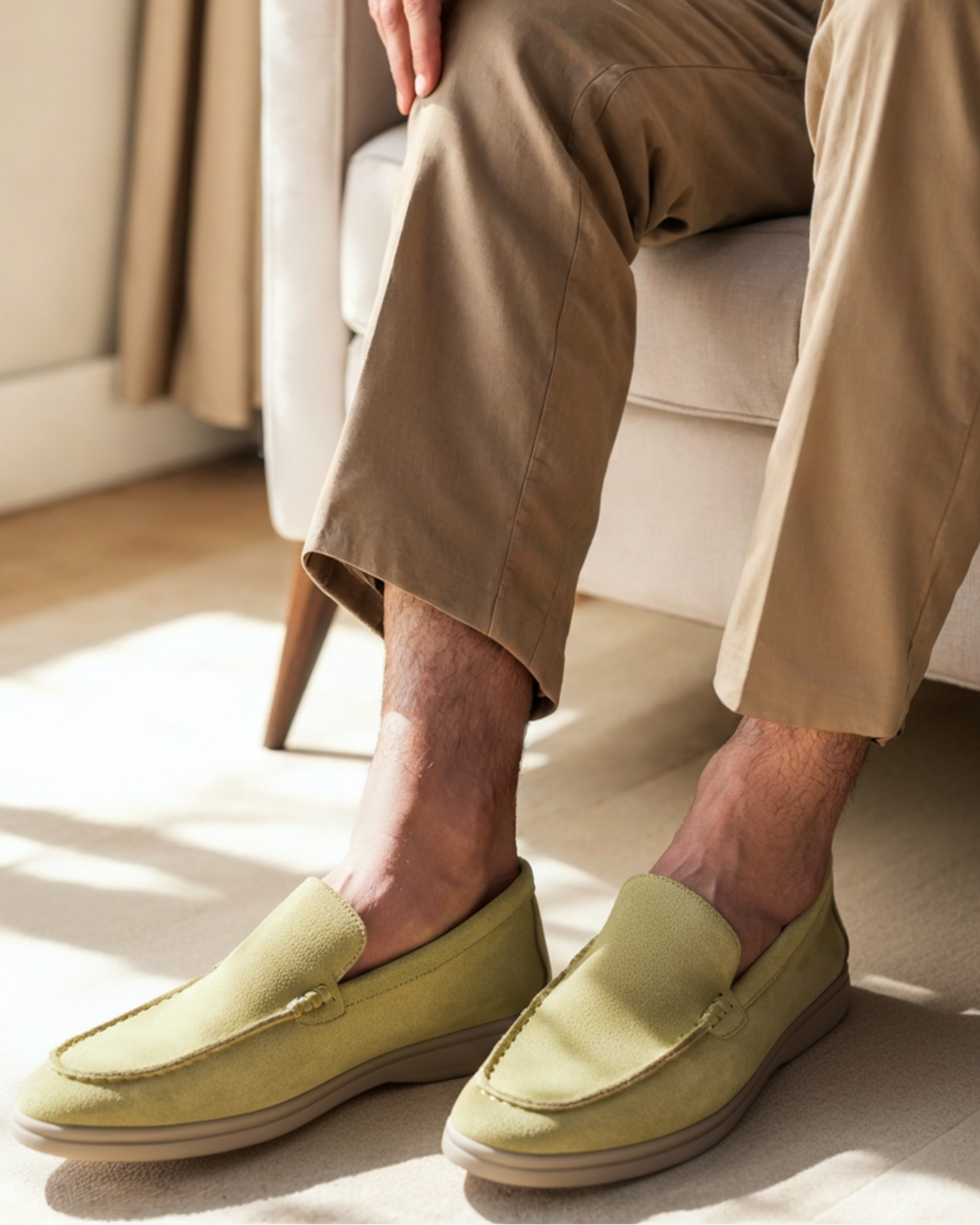 Premium Suede Loafers - Iron & Oak