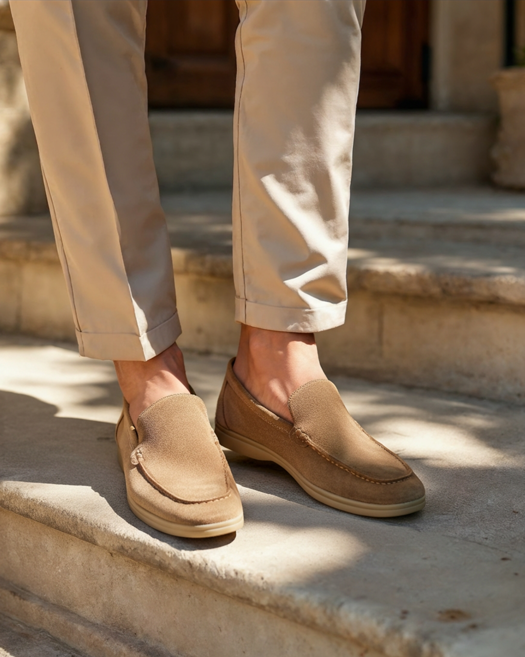 Premium Suede Loafers - Iron & Oak