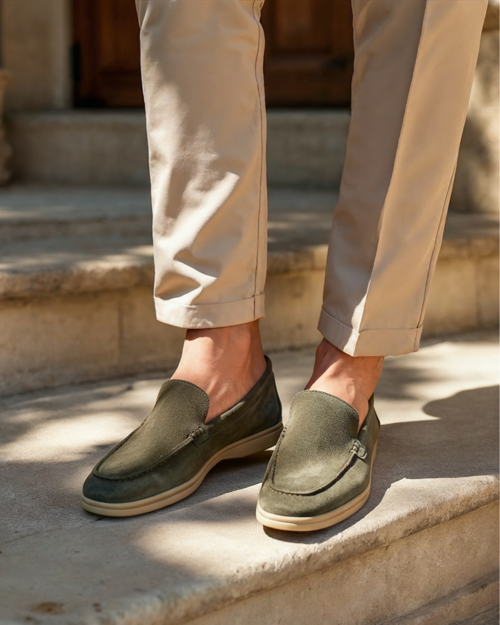 Premium Suede Loafers - Iron & Oak
