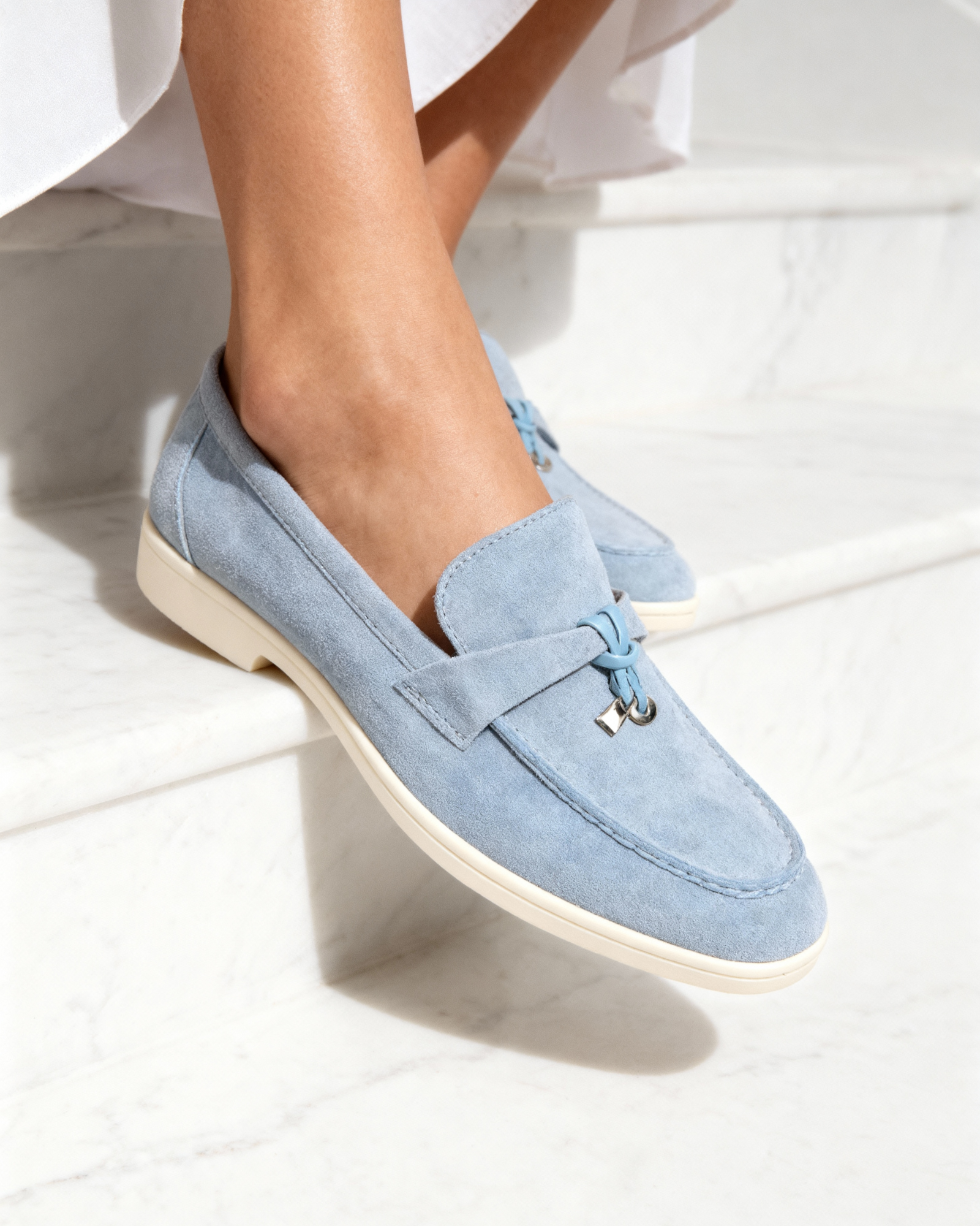 Suede Lady Loafers - Iron & Oak