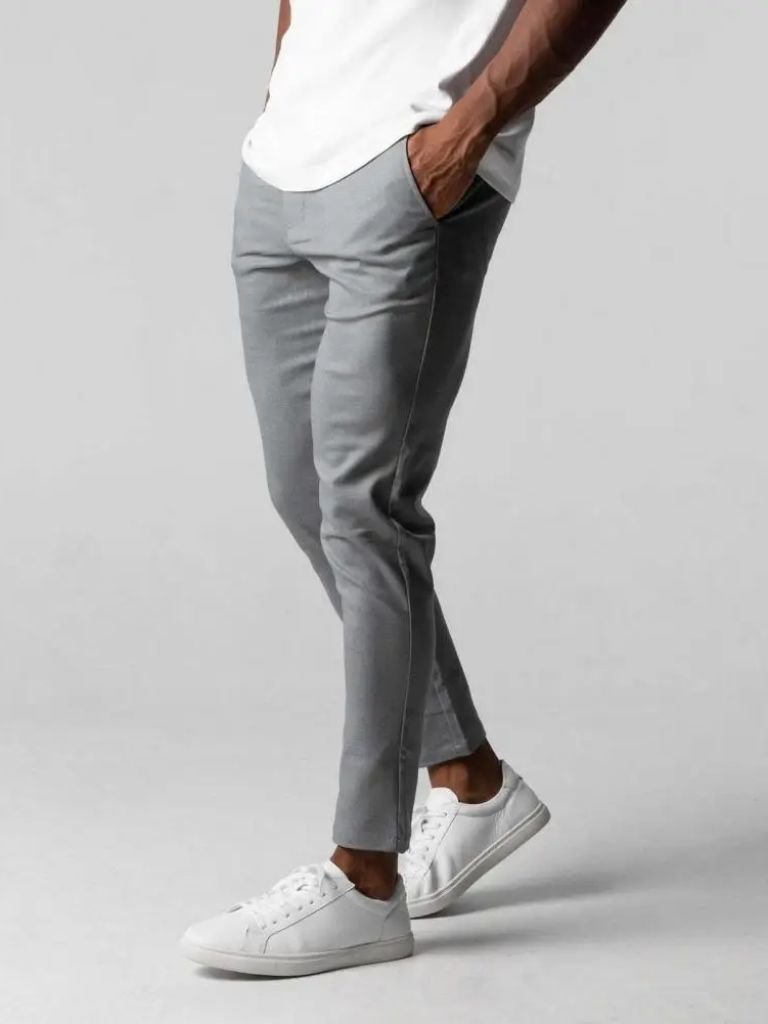 Stretchy Slim Trousers - Iron & Oak